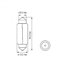 ŽARNICA 12V C18 15x41mm  SULFIT
