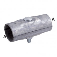 OBJEMKA CEVI 2" (60mm) RAVNA povezovalna