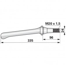 NOŽ VRTAVKASTA BRANA LELY RAU E15711