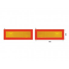 TABLA ECE 70.01 565x200mm ALU - PAR