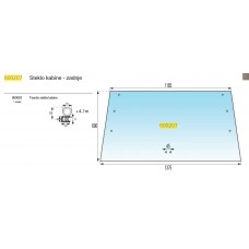 STEKLO KABINE ZADAJ TORPEDO 45 48 55 NT