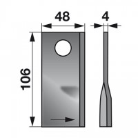 NOŽ KOSILNICE NIEMEYER L class