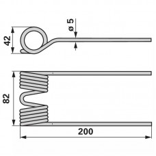 KRAK VZMETNI MASSEY FERGUSON 585136M1