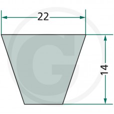 JERMEN 22x2108 OPTIBELT