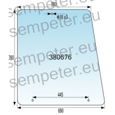 STEKLO KABINE BOČNA IMT 549 ORAŠJE