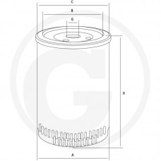 FILTER GORIVA DEUTZ AGROTRON DOLGI