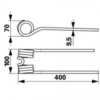 KRAK VZMETNI PAJEK POTTINGER DESNI