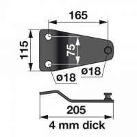 NOSILEC NOŽA SIP ROTO 135