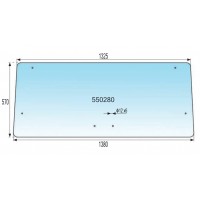 STEKLO KABINE ZETOR BK70 ZADAJ