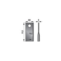NOŽ SIP ROTO Čelna L=112mm -levi