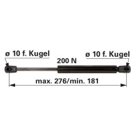 AMORTIZER STEKLA FENDT - Stabilus