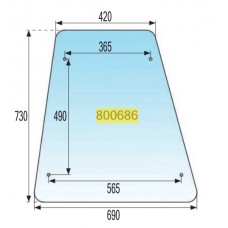STEKLO KABINE UTB SLOVAŠKA KABINA BOČNO