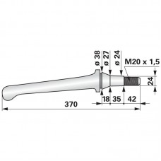 NOŽ VRTAVKASTA BRANA LELY KRONE 365mm