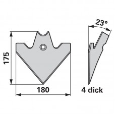 LASTOVKA PREDSETVENIK 170mm