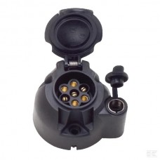 VTIČNICA 7 POLOV Z DODATNO VTIČNICO PINI