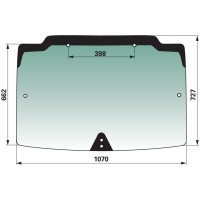 STEKLO KABINE PREDNJE STEYR KOMPAKT