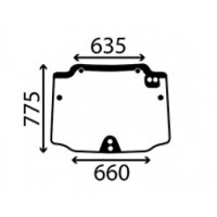 STEKLO KABINE NEW HOLLAND TN90F ZADAJ