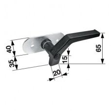 ROČICA ZAPIRALO STEKLA KABINE D.