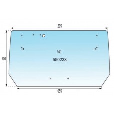STEKLO KABINE ZADNJE ZETOR 7341 prozorna