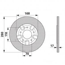 PLOŠČA BRUSNA POTTINGER MEX OK GT