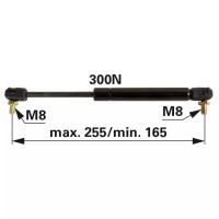 AMORTIZER STEKLA VRAT MF 3000 L=255 300N