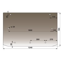 STEKLO KABINE HURLIMANN SAME original