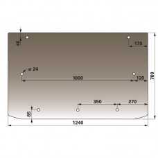 STEKLO KABINE HURLIMANN SAME original