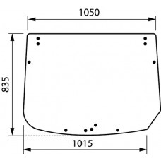 STEKLO KABINE LANDINI GHIBLI ZADAJ orig.