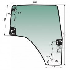 STEKLO KABINE VRATA DESNA same deutz