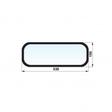 STEKLO KABINE MF 4200 4300 ZADAJ SPODAJ