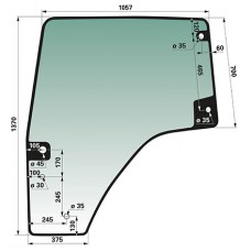 STEKLO KABINE VRATA DEUTZ SLH LEVA