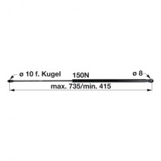 AMORTIZER KABINE L-735 150N JOHN DEERE