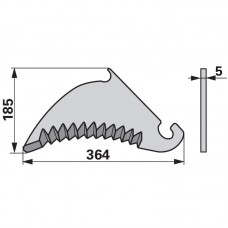 NOŽ REZALNI BALIRKA CLAAS