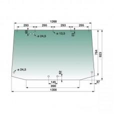 STEKLO KABINE SAME SILVER ZADAJ ORIGINAL