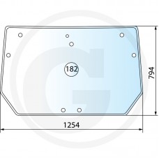 STEKLO KABINE SAME DEUTZ ZADAJ original