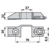 GLAVA KOSE PVC BCS 715 BREZ VLOŽKA
