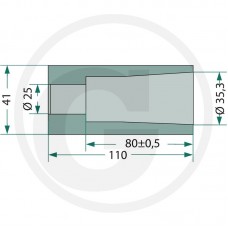 PUŠA VILIC ČELNEGA NAKLADAČA M20 M22 M24