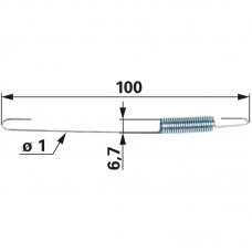 Vzmet regulacijska L = 100 mm Honda