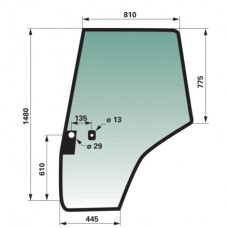 STEKLO KABINE MF VRATA leva ORIGINAL