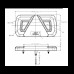 SVETILKA STOP LED 12V 24V DESNA 32 ledic