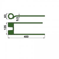 KRAK VZMETNI PAJEK KRONE DESNI
