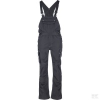 HLAČE DELOVNE Z NARAMNICAMI ČRNE XL=56