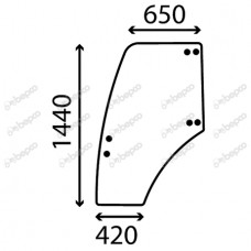 STEKLO KABINE LANDINI VRATA leva ORIGIN.