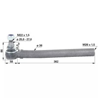 KONČNIK VOLANA M26x1,5 FENDT - desni KONČNIK VOLANA M26x1,5 FENDT - desni