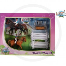 SET 2xKONJ+JAHAČA + OPREMA (GLEJ SLIKO)