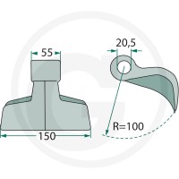 KLADIVO MULČERJA MASCHIO SICMA ZANON