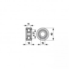 LEŽAJ ZGRABLJALNIK POTTINGER 40x15x18