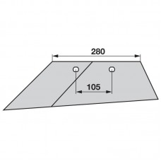 LEMEŽ PLUG REGENT DU29S LEVI / DESNI