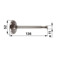 Ventil sesalni Steyr T80 T182