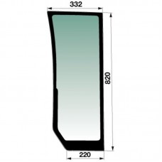 STEKLO KABINE PREDNJE SPOD LEVO NH origi